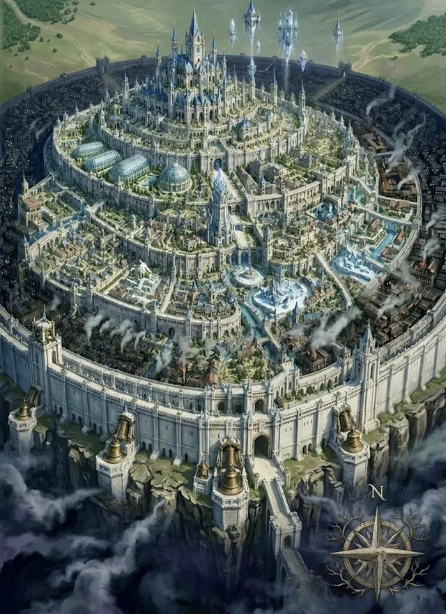 Plan de la cité d’Edrassia