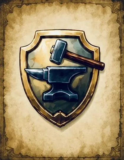 Blason de la Confrérie de l’Enclume d’Astre