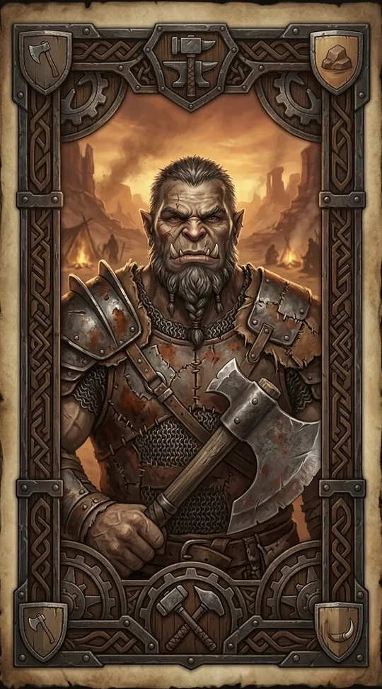 Portrait : demi-orcs d’Arianka