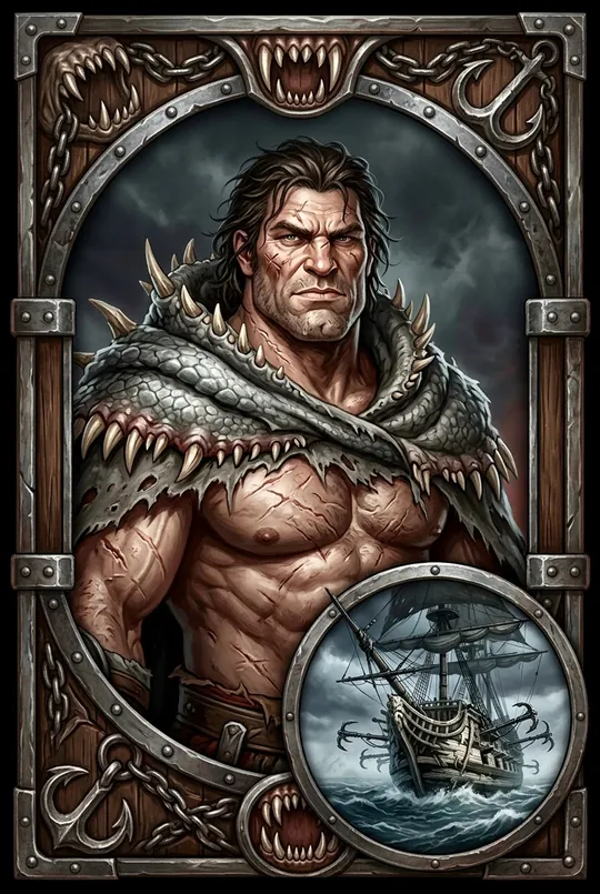 Portrait de Morvran le Colosse.